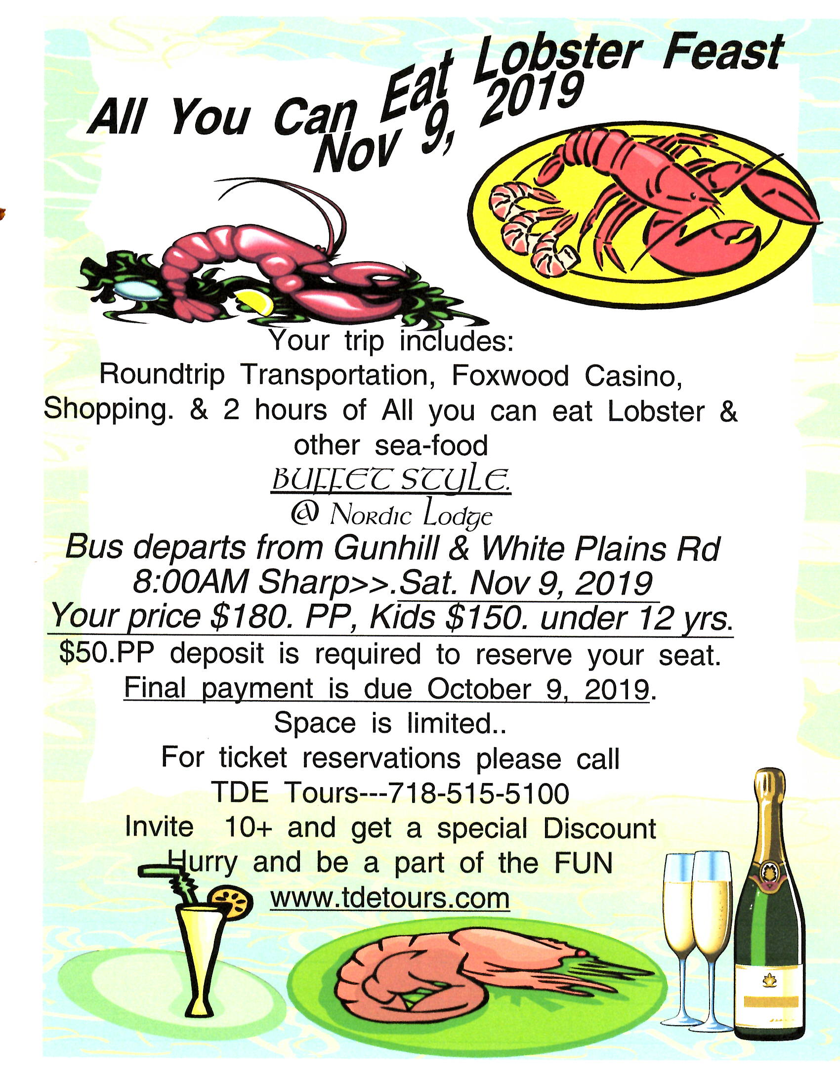 Eat lobster Feast